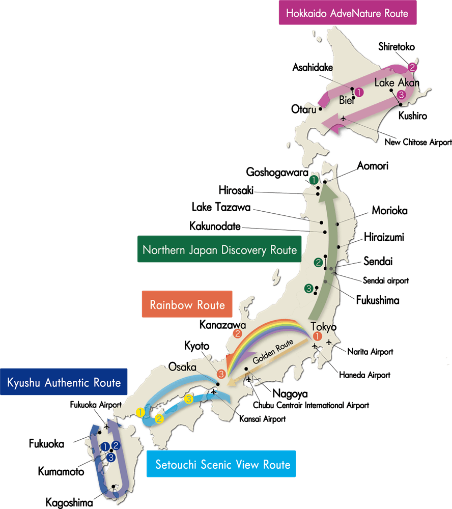 Sunrise Tours Map